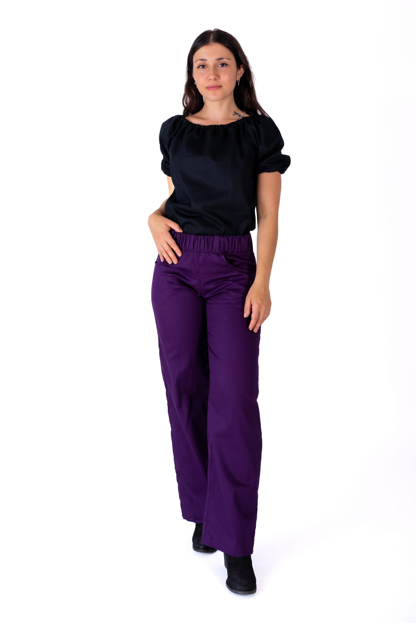 Purple stretch Woman Suit